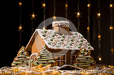 Gingerbread house Stock Photo