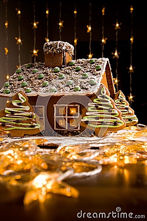 Gingerbread house Stock Photo