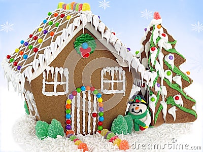 Gingerbread house Stock Photo