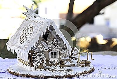 Gingerbread house Stock Photo