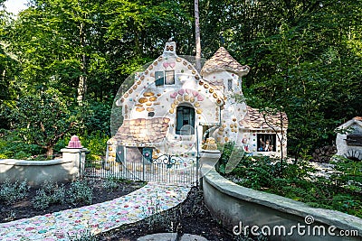 Gingerbread house of Hansel and Gretel Editorial Stock Photo