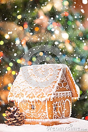 Gingerbread house Stock Photo