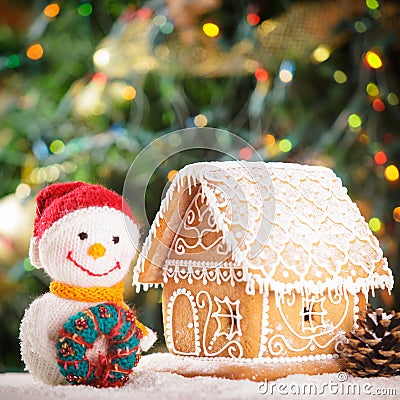 Gingerbread house Stock Photo