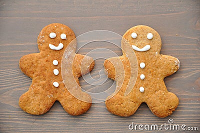 Gingerbread man Stock Photo