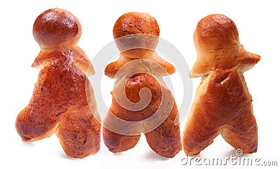 Gingerbread mans Stock Photo