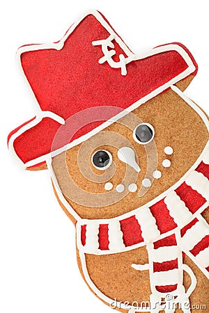 Gingerbread snowman Stock Photo