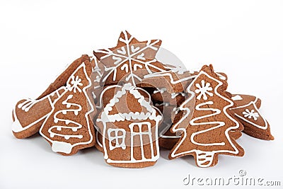 Gingerbreads cookies Stock Photo