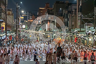 Gion Matsuri Festival, the most famous festivals in Japan Editorial Stock Photo