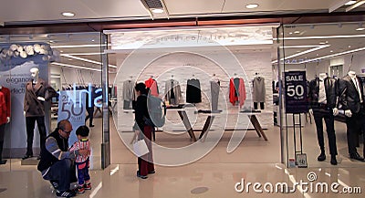 Giordano ladies shop in hong kong Editorial Stock Photo