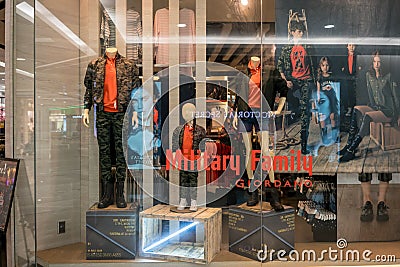 Giordano shop at Fashion Island, Bangkok, Thailand, Mar 22, 2018 Editorial Stock Photo