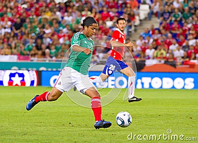 Giovanni Dos Santos of Mexico Editorial Stock Photo