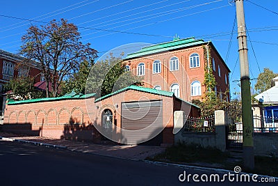 Gipsy house, street view Editorial Stock Photo