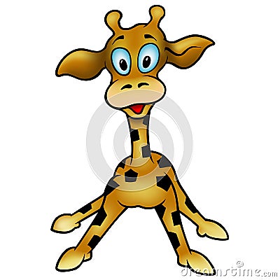 Giraffe 07 Vector Illustration