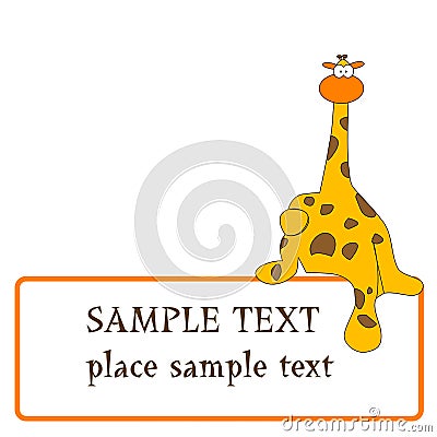 Giraffe design Vector Illustration