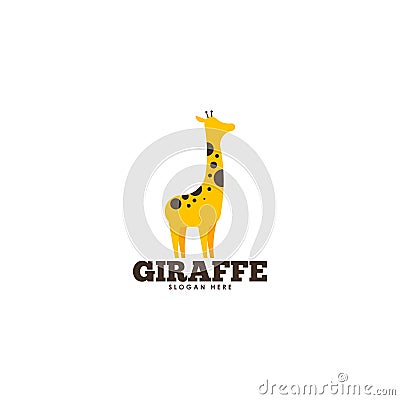 Giraffe logo template . Animal logo template. Wildlife logo Stock Photo