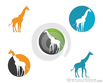 Giraffe vector icon Vector Illustration