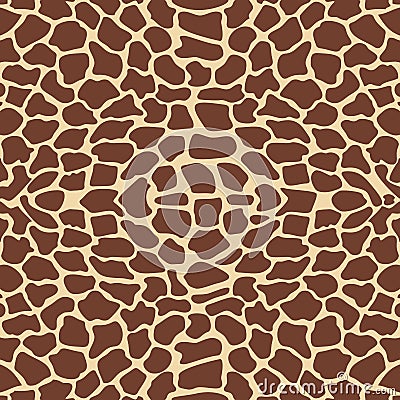 Giraffe pattern Vector Illustration