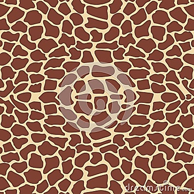 Giraffe pattern Vector Illustration