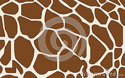 Giraffe seamless pattern Vector Illustration