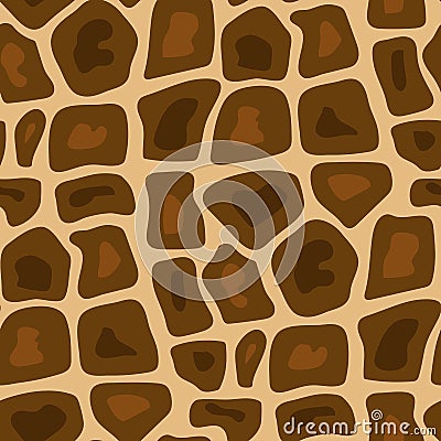 Giraffe seamless pattern Vector Illustration