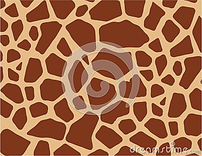 Giraffe skin Vector Illustration