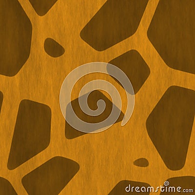 Giraffe Skin Print Stock Photo