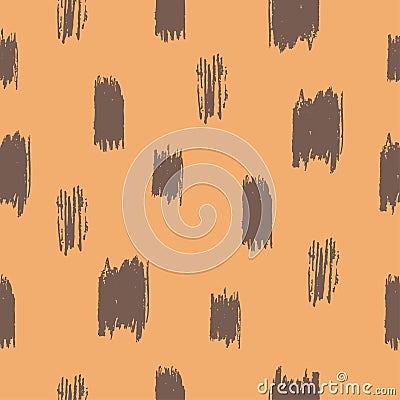 Giraffes spots seamless pattern. Animal skin print. Vector Illustration