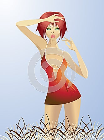 Girl Vector Illustration