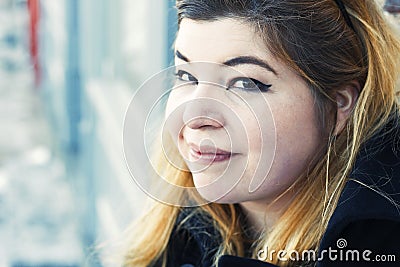 Girl Everyday Life Stock Photo