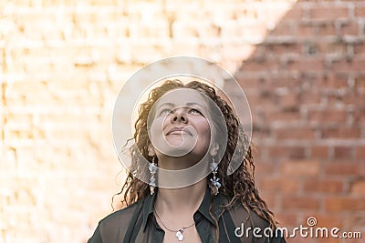 Girl full of dreams Stock Photo