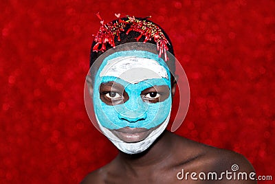 Girl of the hamer tribe in omo valley Editorial Stock Photo