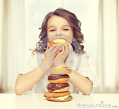 Girl With Junk Food Stock Photo Image 42706809 Girl With Junk Food Stock Photo Image 42706809