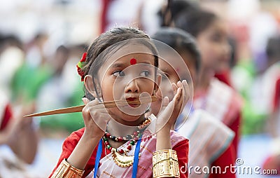 Rongali Bihu festival in Assam Editorial Stock Photo