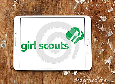 Girl Scouts of the USA logo Editorial Stock Photo