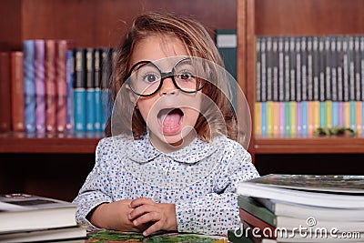 Girl screaming Stock Photo