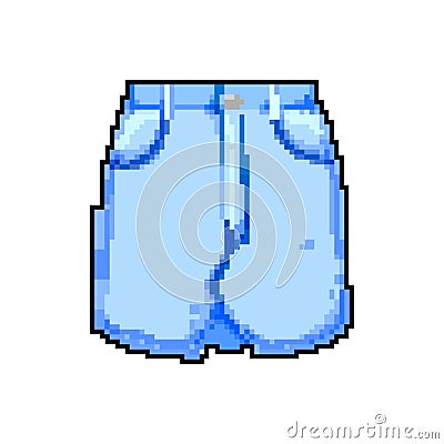 girl skirt fashion game pixel art vector illustration Vector Illustration