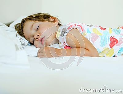 Girl sleeping Stock Photo