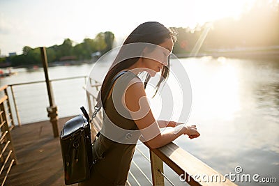 Close up portrait of a happy girl Stock Photo