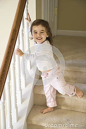 Girl toddler. Stock Photo