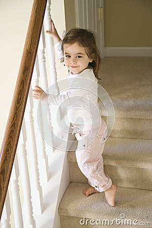 Girl toddler. Stock Photo