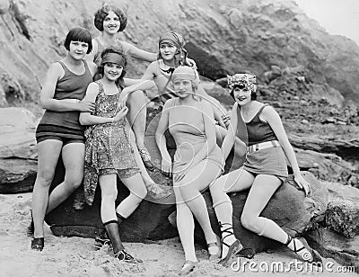 GIRLFRIENDS, 1924 Stock Photo
