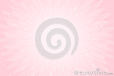 Vector pink background with lights. Wallpaper for little princess party invitation card. Vector Illustration