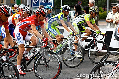 Giro d'Italia 2009 - Race in Milan Editorial Stock Photo