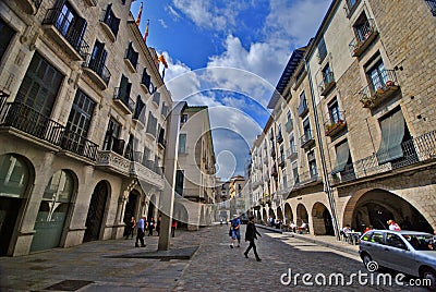 Girona, Catalonia, Spain Editorial Stock Photo