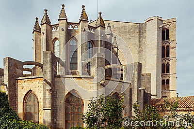 Girona. Cathedral. Stock Photo