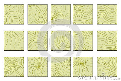 GIS abstract isolated on white abstract waves flowing squares geographic information system background art design Vector Illustration