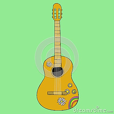 Gitar illustration Vector Illustration