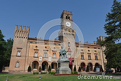 Giuseppe Verdi Square Stock Photo