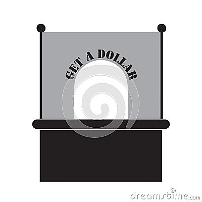 Give Dollar Vector Illustration