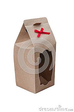 Give paper box Stock Photo